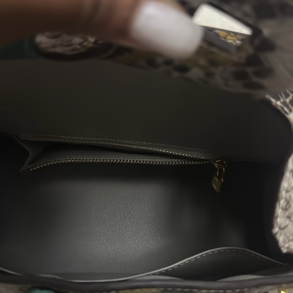 Multicolor Python Print Women Bag - Picture 8 of 9